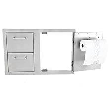 Lion Premium Grills L3320 Door Drawer Combo with Towel Rack, 33 by 22-Inch
