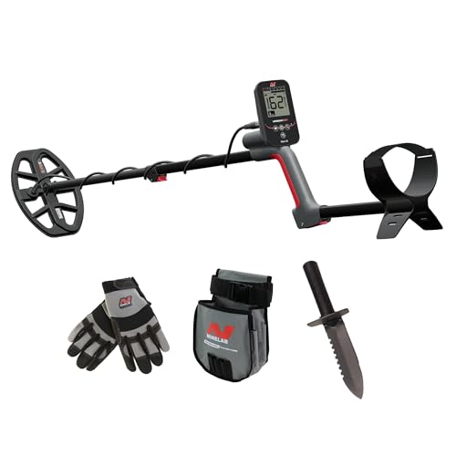 MINELAB Vanquish 360 Bundle, Includes Metal Detector, Digging Tool, Finds Pouch, and Gloves