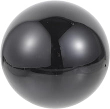 DULAI Mirror Finish Garden Ball,Gazing Balls, Garden Reflective Ball Outdoor Stainless Steel (Color : Black, Size : 420mm)