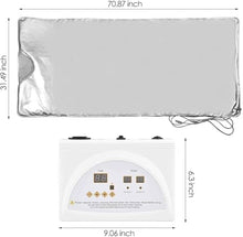 TZLGMDER Silver Sauna Blanket Weight Loss Sauna Blanket Detox Therapy Machine Personal Spa Zone 2