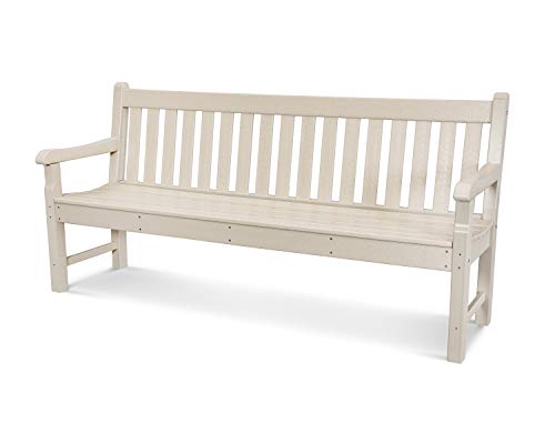 POLYWOOD Rockford 72-Inch Bench, Sand