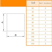 EVANEM 1pcs Acrylic Square Tube, for Garden Supplies 10~100mm Side Acrylic Square Pipe Hollow Duct Transparent Tube PMMA Tubing (Color : 500mm 1Pcs, Size : 200x200x4mm)