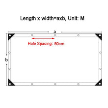 Transparent Tarpaulin Plant Flower Cover Waterproof PVC Plastic Tarp with Eyelets, Plant Sheet Covers Rainproof, 0. 35mm Thick, 400g/m² (Color : 0.35mm, Size : 2x4m/6.56x13.12ft)