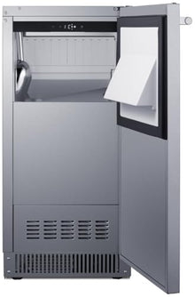 Summit 68 lbs. Clear Ice Maker, Outdoor, Stainless Steel - BIM63OSADA
