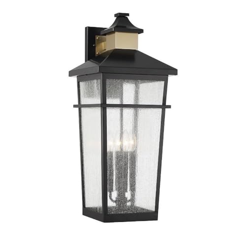 Bailey Street Home 4 Light Outdoor Wall Lantern in Coastal Style-28 inches Tall and 11.5 inches Wide 159-Bel-4954660