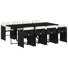 AMBERARD Patio Dining Set Set of 8 Black Furniture Set