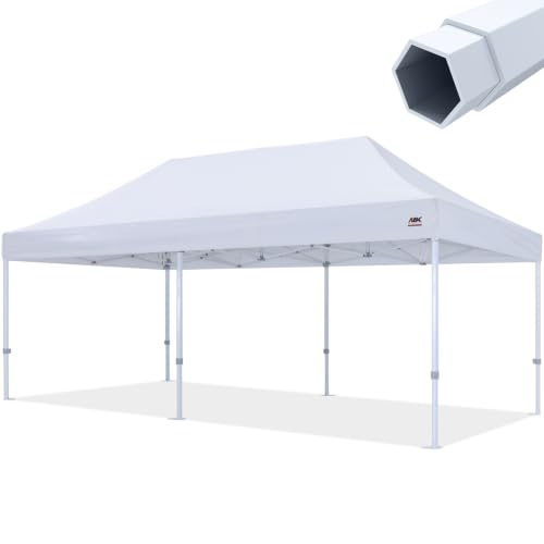 ABCCANOPY 10X20 Heavy Duty Hexagon Commercial Canopy Tent White
