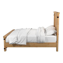 Furniture of America Sesco 2pc Elm Wood Bedroom Set Queen + Nightstand Brown