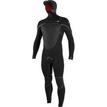 O'Neill 5.5/4 Psycho Tech Chest Zip Hooded Wetsuit 2022 - LT Black/Black