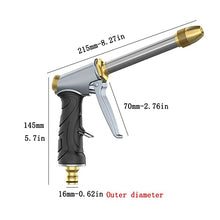 Garden Hose Nozzle Garden Water Spray Lawn Sprinkler Watering Water Gun Ajustable Hose Nozzles High Pressure Washer Cleaning Tools (Color : Water Gun kit)