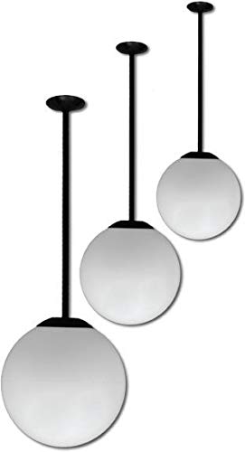 DABMAR LIGHTING INC D7500-12-VG Ceiling Fixture,D7500,VG,13",Globe 12"