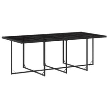 AMBERARD Patio Dining Set Set of 12 Black Furniture Set