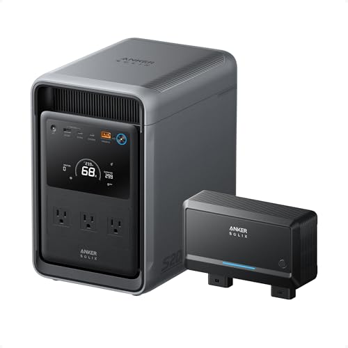 Anker SOLIX S2000 Portable Power Station with Alternator Charger