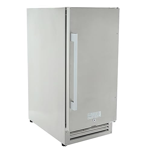 DUURA Elite Beverage Refrigerator for Built-In or Freestanding and Indoor or Outdoor Use, Stainless Steel Construction with Reversible Door Drink Fridge Holds 96 Cans, 2.9-Cu.Ft., Metallic