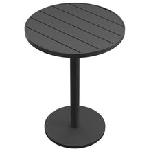 Modway Tahoe 31 Inch Round Outdoor Patio Bar Height Table in Gray