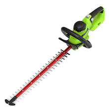 Greenworks Cordless Brushless Hedge Trimmer 24V G24HT56II, 56cm Dual Action Blade, Cuts up to 25.4mm Thick Branches and Stems 3000 SPM Without Battery & Charger