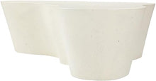 Meridian Furniture 99033Cream-CT Monza Collection Art Deco Indoor/Outdoor Coffee Table with Light Beige Finish, 59.5" W x 36.25" D x 14.5" H, Cream