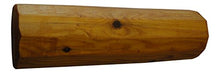 Log Kayak Rack 10-Place Kayak Rack Natural