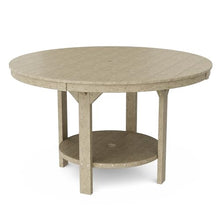 Wildridge® Heritage 60” Pub Table Set, Weathered Wood - Outdoor All-Weather Poly Furniture for Patio, Porch, Deck