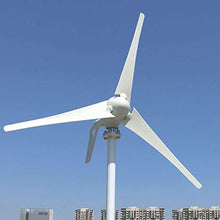 500W Horizontal Wind Turbine Generator, 3 Blades Charge Wind Power with MPPT Controller for Home Use Windmill Energy (12V 24V 48V