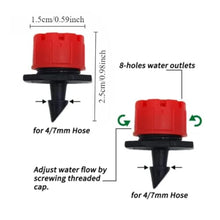 Ship Accessories 5-60M Plant Watering Set Watering Kits Adjustable Drippers for Irrigation Micro Garden Watering System Irrigation Accessories(50M60Pcs)
