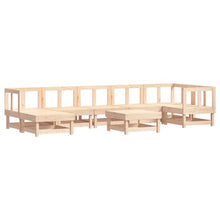 HEFZGDB 8 Piece Patio Lounge Set with Cushions Solid WoodOutdoor Furniture Set Patio Set Patio Furniture setsSuitable for Garden, Patio, Courtyard.