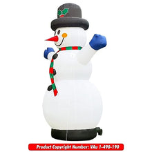 OZIS 13Ft Tall Inflatable Snowman Decoration White