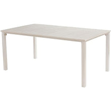 Hanover Morrison 7-Piece Outdoor Dining Set with 6 Sling Chairs and Square Table White/Multi