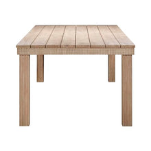 TOV Furniture Cassie Natural 108 Inch Rectangular Outdoor Dining Table