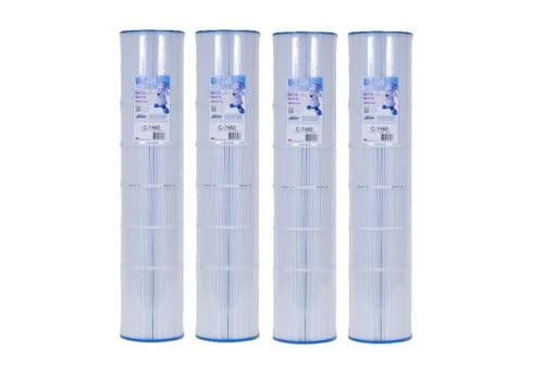 Unicel C-7482-4 Replacement Filter Cartridge Set for 145 Square Foot Jandy CL580 (4 PACK)
