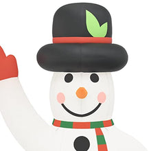 MBDRKVGF Giant 155-Inch Inflatable Snowman Christmas Decoration, LED Lighted Festive Holiday Decor for Outdoor Garden and Indoor Party, Durable Weather-Resistant Oxford Fabric, Quick Setup