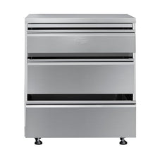 KoolMore 32 in. Stainless-Steel Outdoor Kitchen Cabinet with Three Drawers (KM-OKS-CAB3)