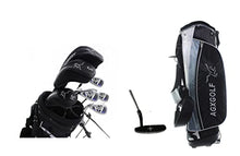 AGXGOLF Ladies Graphite Left Hand Golf Club Set w/Stand Bag (Black w/Grey)