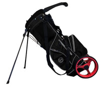 Zero Friction Wheel Pro Push Cart & Stand Bag Black