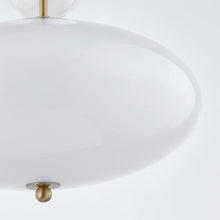 Mitzi H729701-AGB Viviana - 1 Light Pendant 14.5 inches Tall and 15 inches Wide - Aged Brass