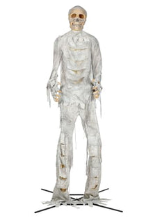 Gemmy 12FT Short Circuit Mummy Animatronic | Halloween Decoration with Flashing Lights, Motion, Sound for Indoor/Outdoor Display