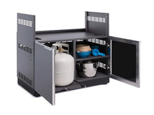 NewAge Products Outdoor Kitchen Classic Series Aluminumn Slate Gray 40in Grill Cabinet, Outdoor Kitchen Cabinet for BBQ Island Grilling Station, 70207