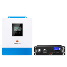 5000W Solar kit, 5KW DC 48V Pure Sine Wave Solar Inverter,120V AC Output | 51.2V 100Ah LiFePO4 Battery kit Manufactured by SunGoldPowerCo.,Ltd (5000W with Battery kit)