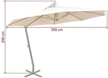 QZQHNYJ Canopies Shade Parasols With Slanted Button and Crank Terrace Umbrella Outdoor Market Umbrella Gardens Lawns Backyards Swimming Pools Parasols