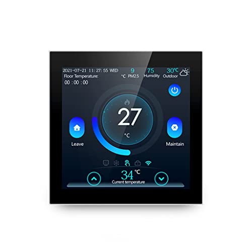 Smart Floor Thermostat,Tuya Electric/Water Heating Temperature Controller Home