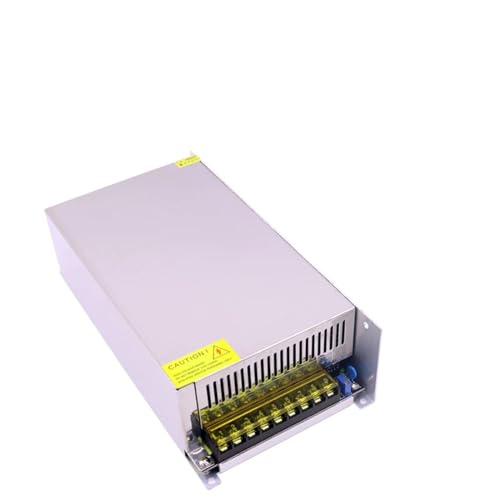 Switching Power Supply DC 12V 24V 36V 48V 60V 72V 1200W Transformers AC 200V 220V -260V SMPS Adjustable Power Supply Voltage (Color : 1200W, Size : 60V 20A)