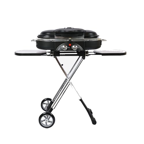 RENJJPBO Multifunctional Outdoor Barbecue Grill, Quick Ignition, Stable Load-Bearing, Humanized Design Details, Multi-Functional Cooking Methods, Enjoy Delicious Food