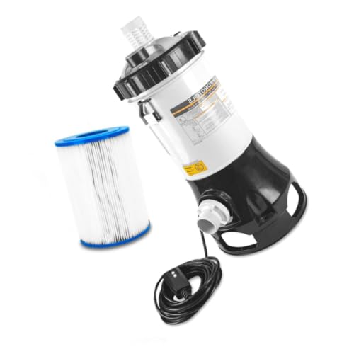 Cartridge Pool Filtration with Pump Built In Housing Fits For Swimline