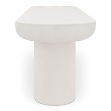 Moe's Home Collection Rocca Bench Concrete White