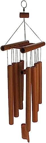 New Handmade Tubes, Wind Chimes, Hollow Tuned Music, Natural Wind Chime with A,D,18 * 66 CM,Friendly32