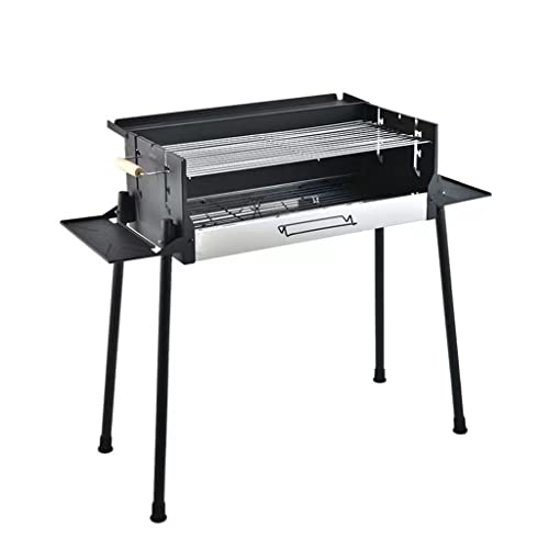 HBJWOV Barbecue Rack Outdoor Stainless Steel Barbecue Stove Home Camping Folding Carbon Oven
