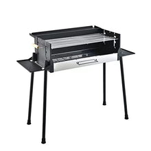 HBJWOV Barbecue Rack Outdoor Stainless Steel Barbecue Stove Home Camping Folding Carbon Oven