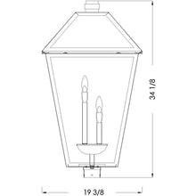 Z-Lite Talbot Outdoor Post 4-Light Oil Rubbed Bronze