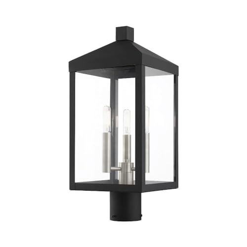 Livex Lighting 3-Light Fixture, Nickel