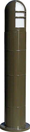 Dabmar Lighting D130-LED112-BZ Fiberglass Bollard, Bronze